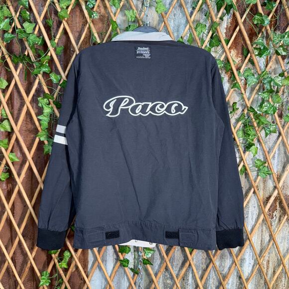 Vintage Y2K PACO jeans 90s embroider reversible windbreaker - Picture 4 of 6